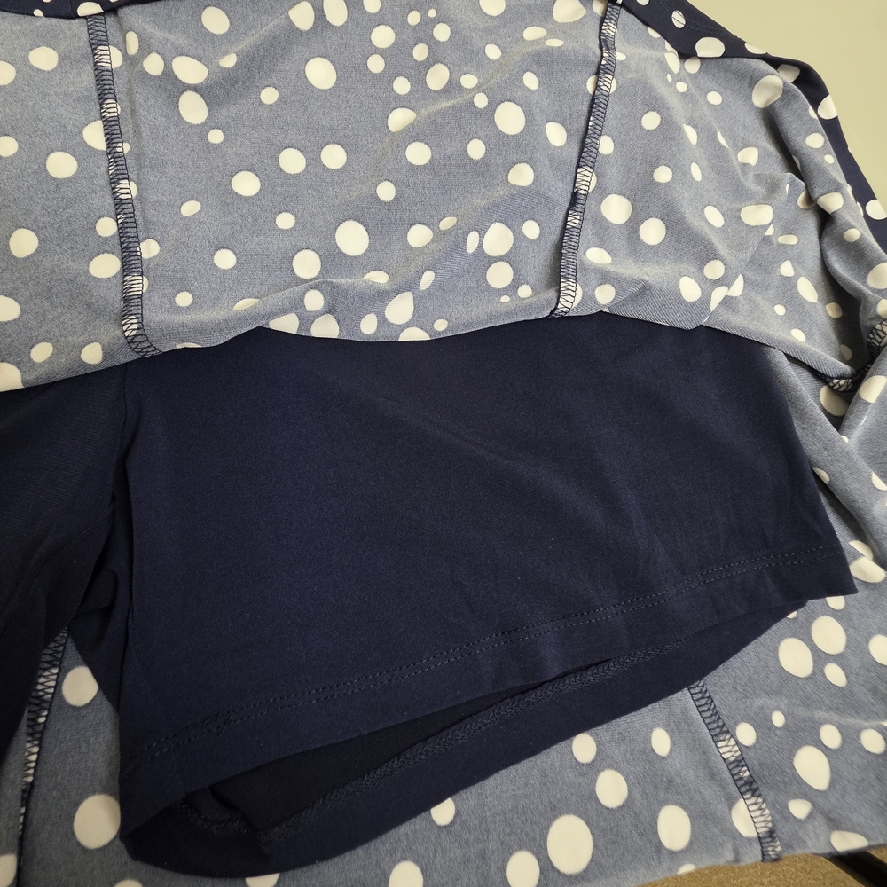 Susan Graver Polka Dot Skort - Picture 7 of 9